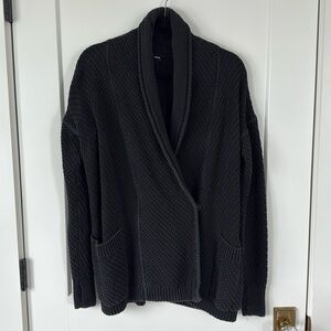 Lululemon black cardigan sweater
